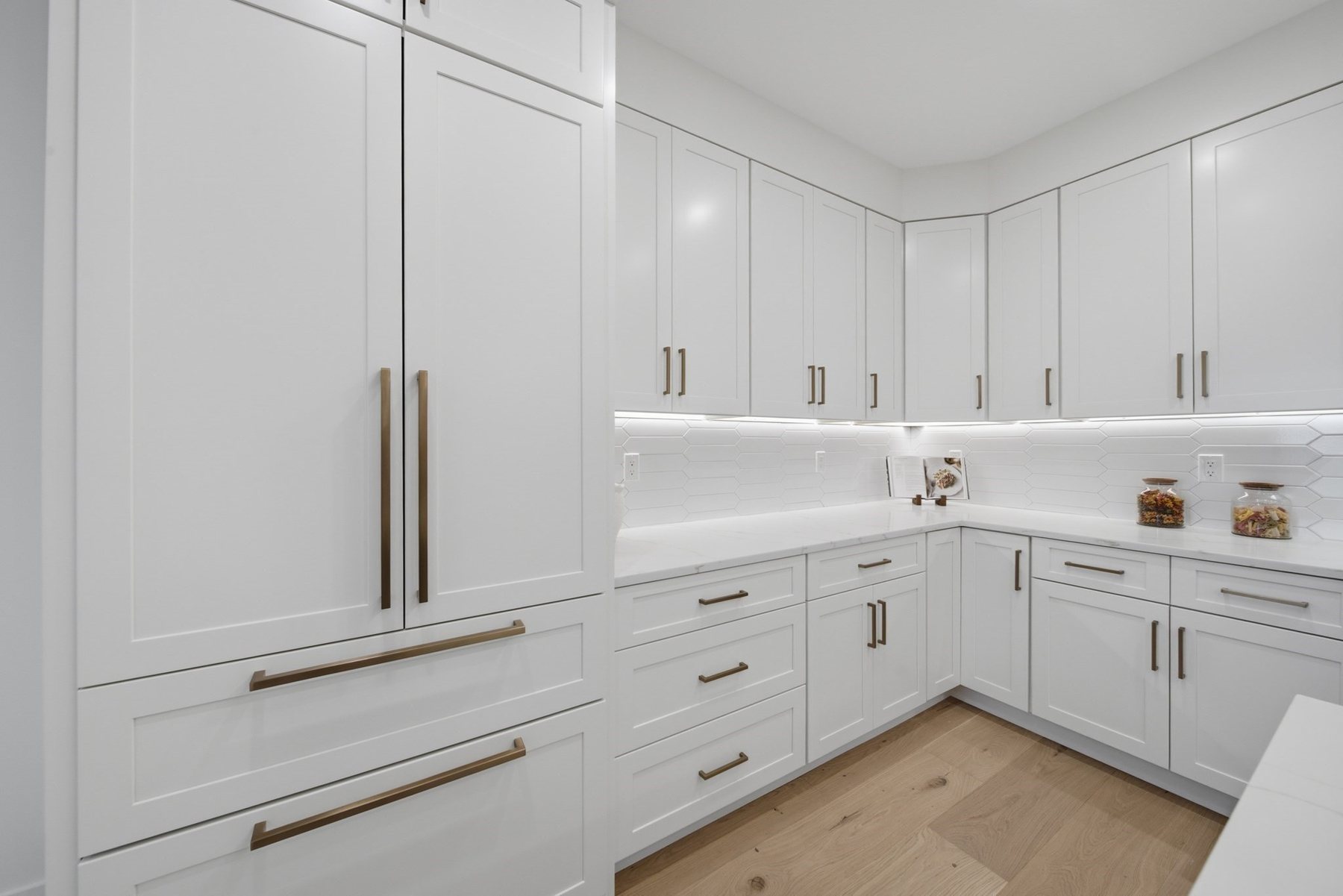 Kitchen cabinetry at 421 East Sixth Street, Residence 4, South Boston