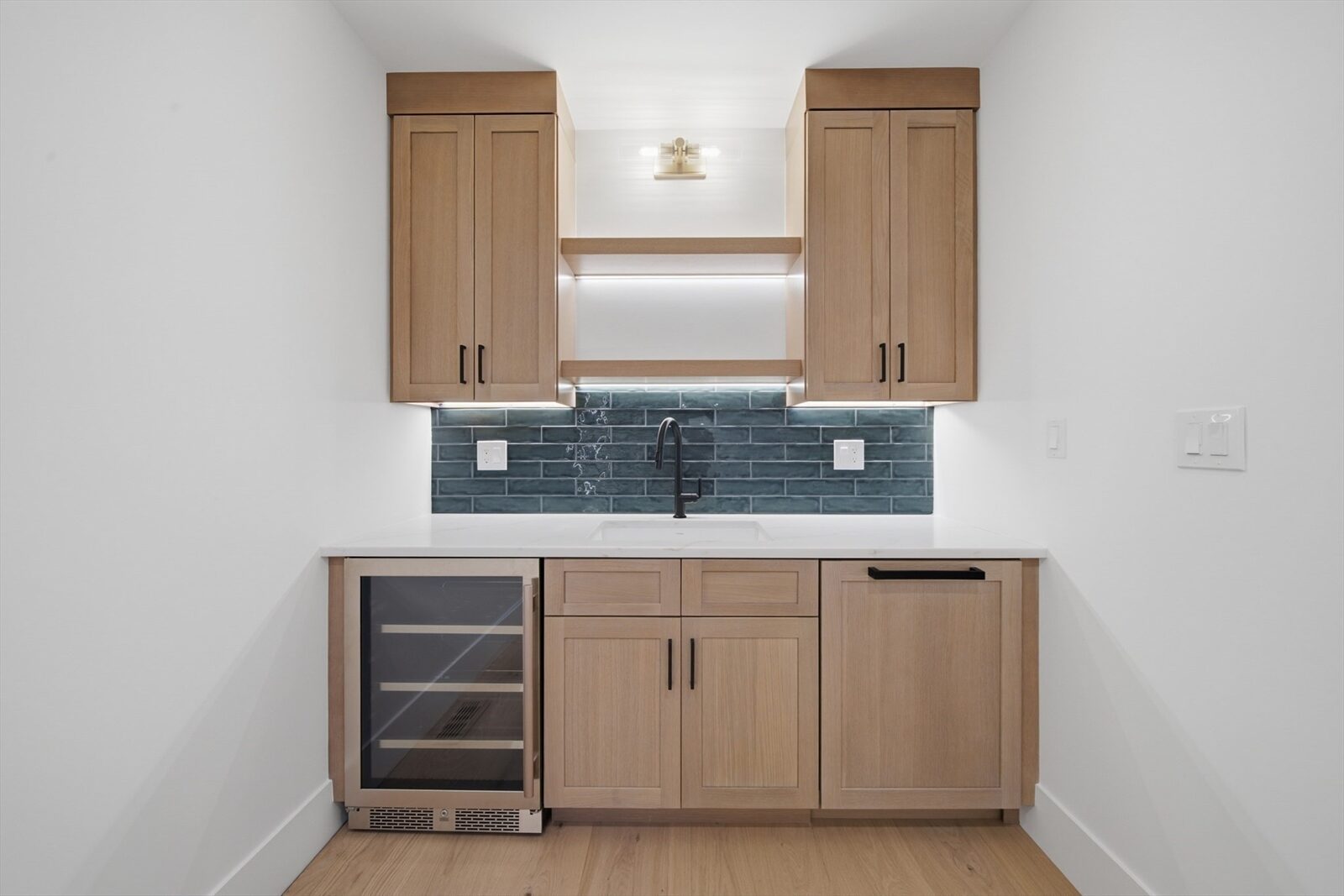 Wet bar and cabinetry at 421 East Sixth Street, Residence 3