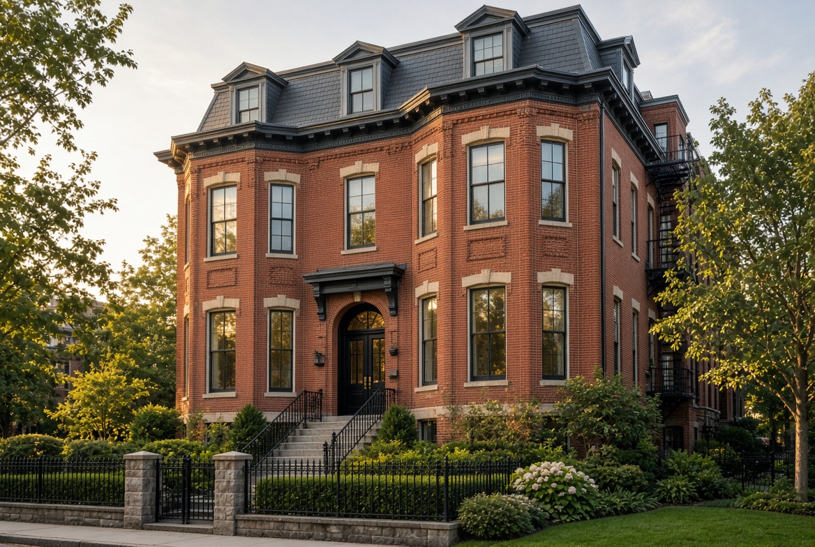 Multifamily residential building typical of Quincy investment inventory